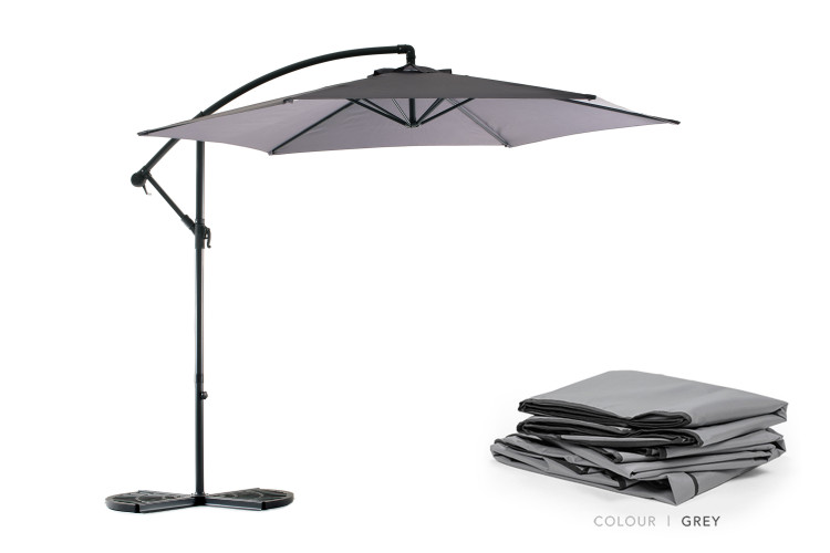 Cantilever Umbrella Protective Cover - Grey Protective Covers - 1