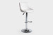 Amber Quilted PU Bar Chair - White Bar Chairs - 21 Days of Deals - 2