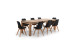 Montreal Atom 8 Seater Dining Set (2.4m) - Black All Dining Sets - 3