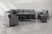 Gianmarco with Giuliana Patio Lounge Set - Charcoal Patio and Outdoor Lounge Furniture - 3