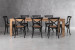 Vancouver La Rochelle 8 Seater Dining Set - 2.4m - Rustic Black 8 Seater Dining Sets - 1