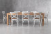Vancouver La Rochelle 8 Seater Dining Set - 2.4m - Rustic White 8 Seater Dining Sets - 1