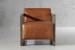 Baku Leather Armchair - Vintage Tan Occasional Chairs - 2
