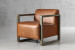 Baku Leather Armchair - Vintage Tan Occasional Chairs - 3