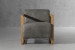 Baku Leather Armchair - Graphite Occasional Chairs - 2