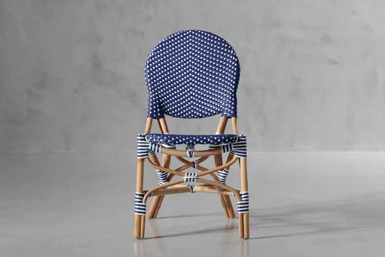Isabel Dining Chair - Blue & White Dining Chairs - 1