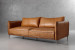 Ottavia 3 Seater Leather Couch - Desert Tan Living Room Furniture - 2