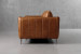 Ottavia 3 Seater Leather Couch - Desert Tan Living Room Furniture - 5