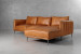 Ottavia Leather L Shape Couch - Desert Tan Living Room Furniture - 4