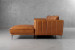 Ottavia Leather L Shape Couch - Desert Tan Living Room Furniture - 6