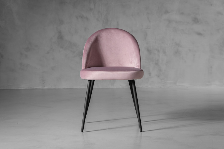 Eliana Velvet Dining Chair - Pink Dining Chairs - 1