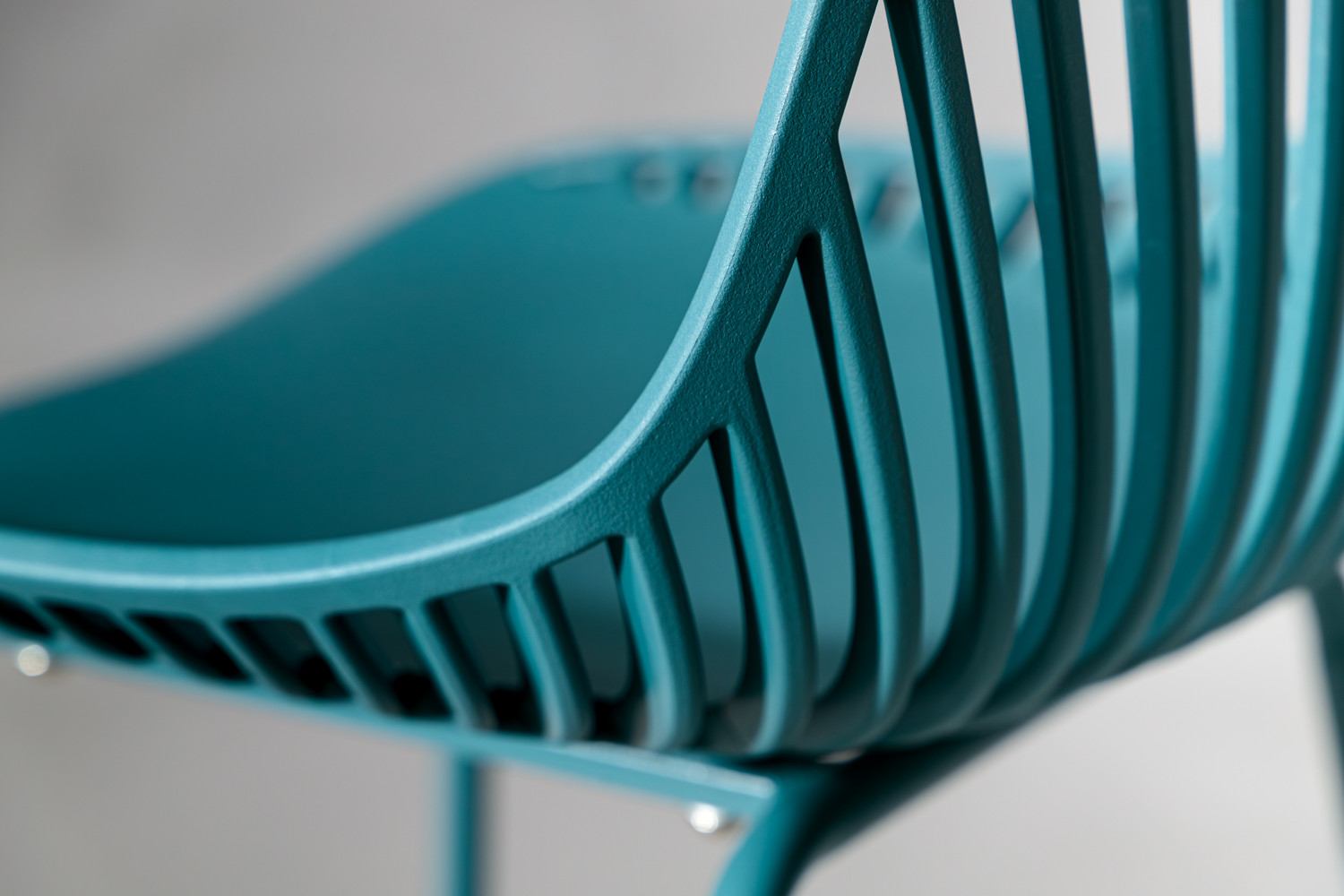 Yara Counter Bar Chair Teal Cielo