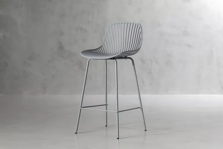 Yara Counter Bar Chair - Grey Bar & Counter Chairs - 2