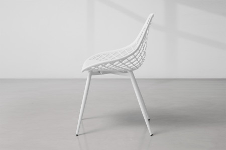 Ivie Dining Chair - White Dining Chairs - 4