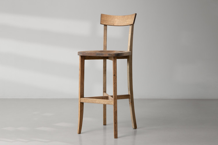 Nera Tall Bar Chair - Summer Oak Bar & Counter Chairs - 1