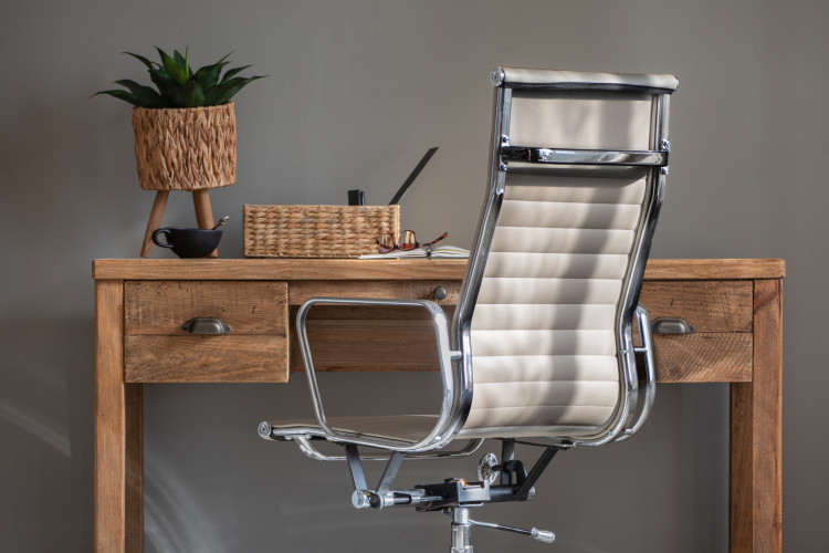 Soho High Back Office Chair - Taupe Office Chairs - 1