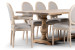 Bordeaux Olivia 8 Seater Dining Set - 2.4m - Grey All Dining Sets - 7