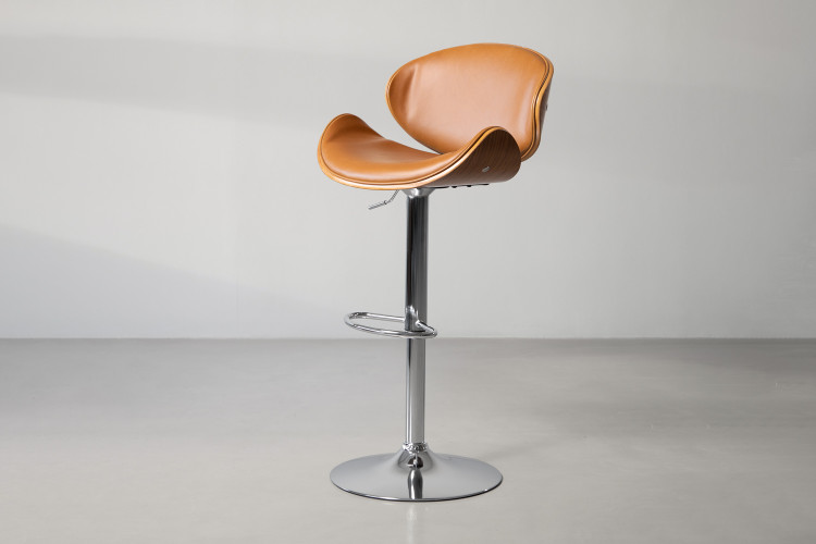 Tristan Bentwood Bar Chair - Tan Tristan Bar Chairs - 4