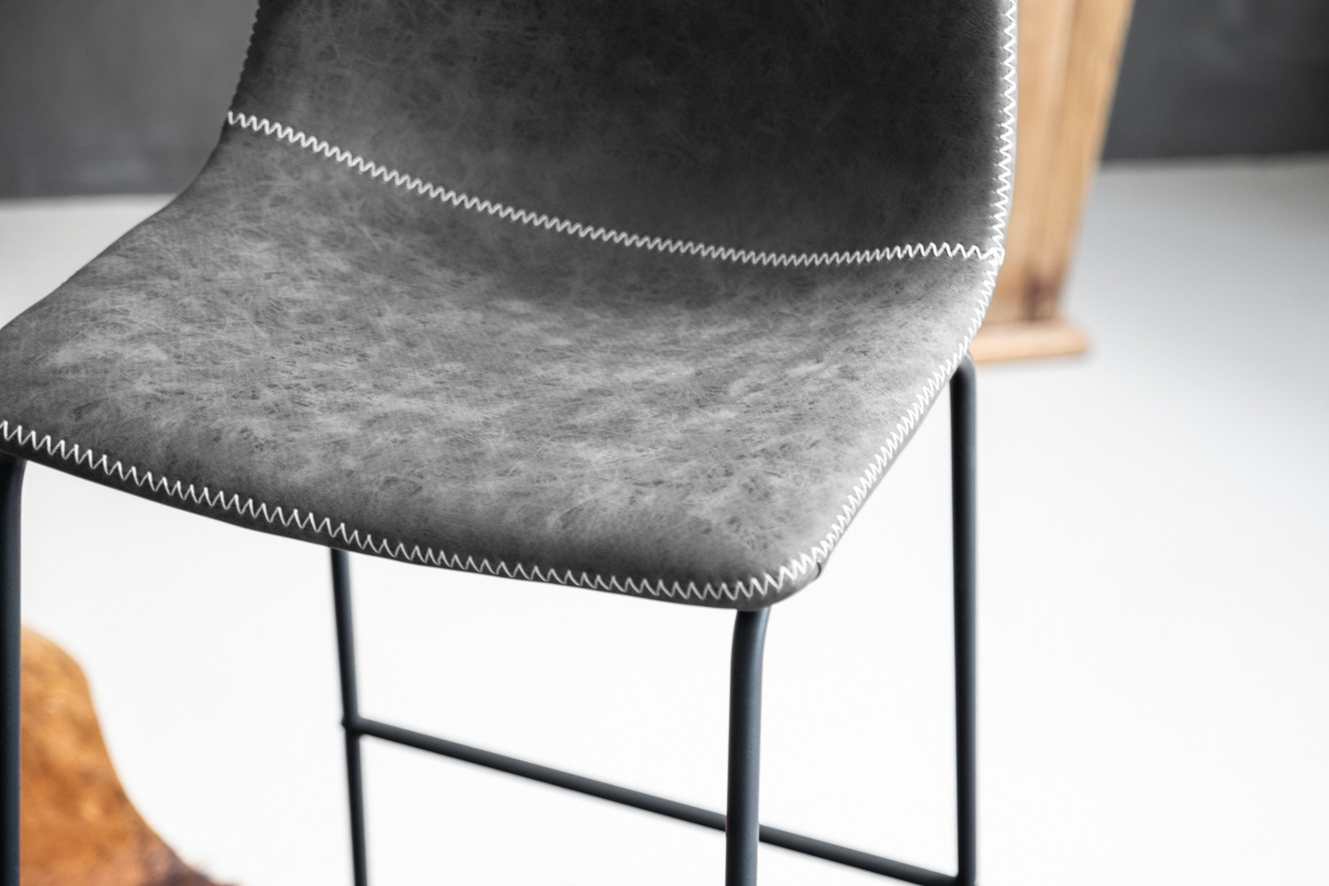 Halo Tall Bar Chair - Storm Grey For Sale | Cielo