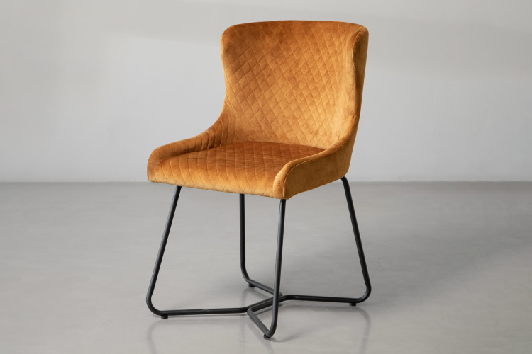 Mayfield Dining Chair - Aged Mustard -