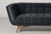 Brando 3 Seater Velvet Couch Fabric Couches - 9