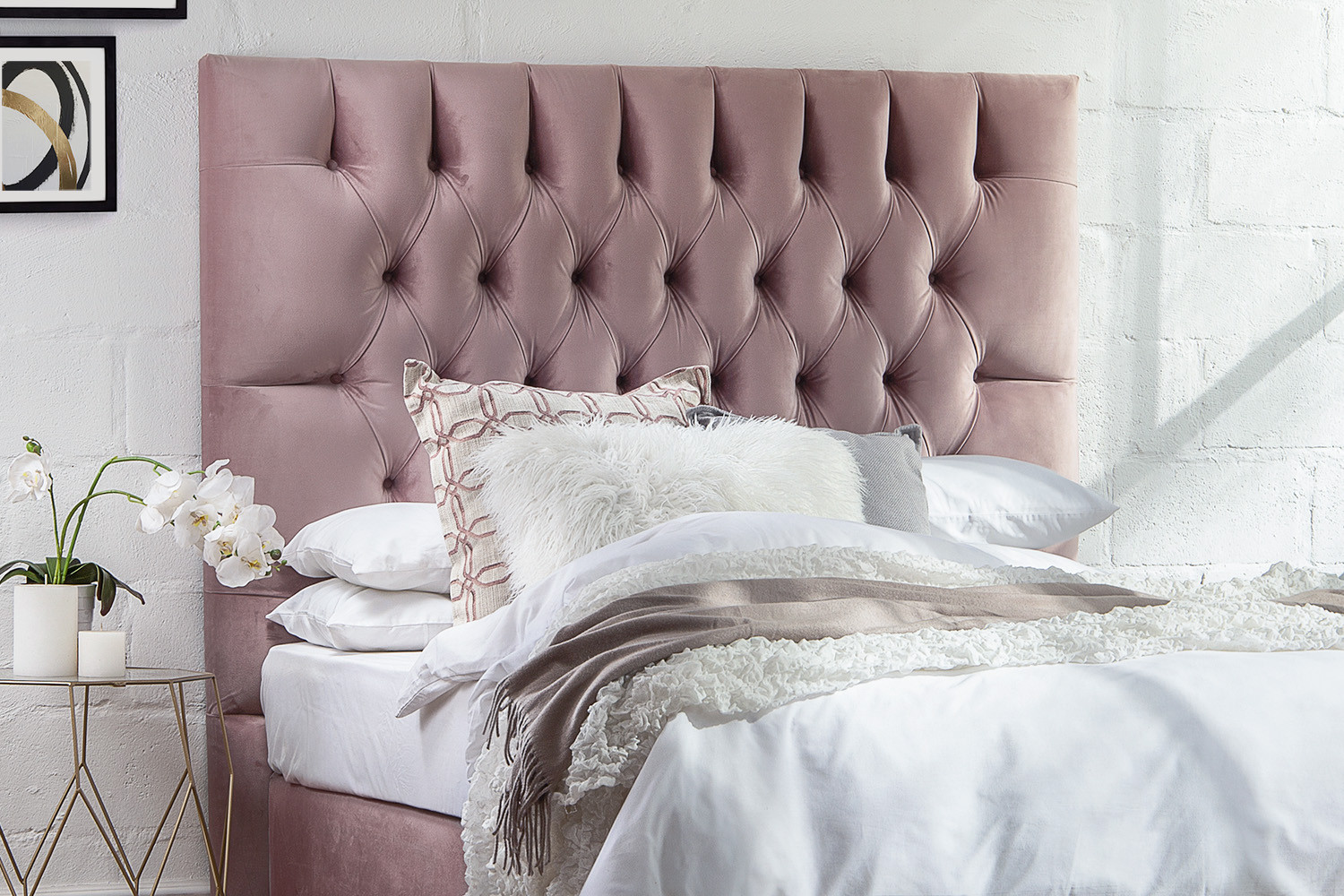 Catherine Bed Queen XL Cielo