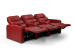 Cinema Pro 3 Seater Recliner - Red Recliner Couches - 5