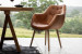 Grace Leather Dining Chair - Tan Dining Chairs - 1