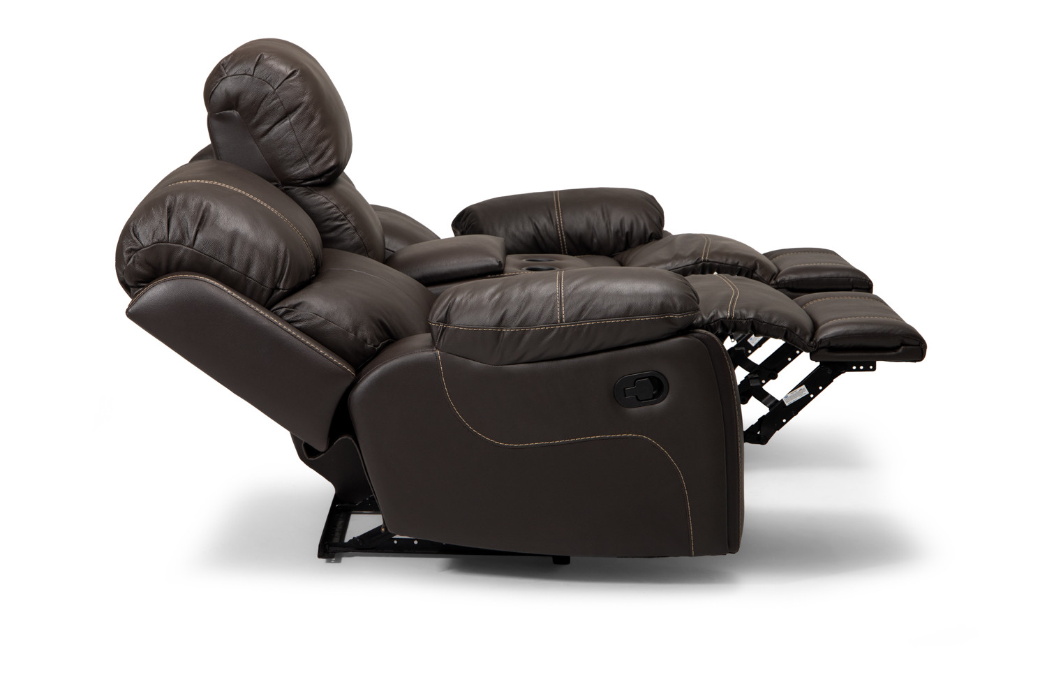 Halton 2 Seater Cinema Recliner - Mocca 2 Seater Recliners - 8