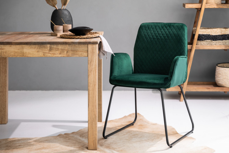 Shaw Dining Chair - Emerald Green -