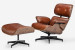 Snowden Leather Lounge Chair - Tan Leather Loungers - 2