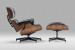 Snowden Leather Lounge Chair  - Black Leather Loungers - 3