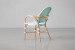 Coria French Bistro Chair - Light Teal & White Dining Chairs - 5