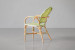 Coria French Bistro Chair - Green & White Dining Chairs - 6