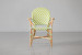 Coria French Bistro Chair - Green & White Dining Chairs - 3
