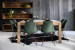 Montreal Square + Enzo 8 Seater Dining Set -1.5m - Aged Forest -