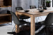 Montreal Enzo 6 Seater Dining Set - 1.6m - Aged Mercury -