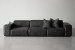 Jagger Leather Modular - 4 Seater Couch - Lead 4 Seater Couches - 6