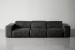 Jagger Leather Modular - 4 Seater Couch - Lead 4 Seater Couches - 2
