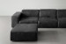 Jagger Leather Modular - Daybed - Lead Sleeper Couches and Daybeds - 4