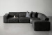 Jagger Leather Modular - Corner Couch Set - Lead Corner Couches - 8