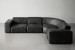 Jagger Leather Modular - Corner Couch Set - Lead Corner Couches - 2