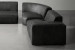 Jagger Leather Modular - Grand Corner Couch Set - Lead Leather Modular Couches - 7