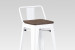 Tyce Tall Bar Chair - White -