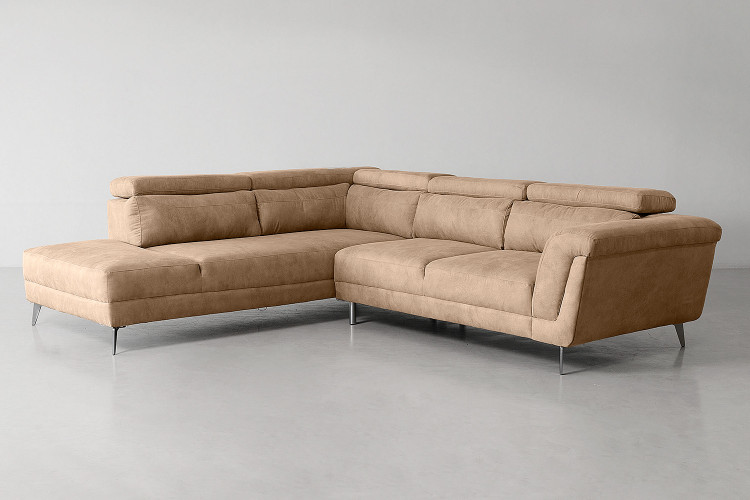 Laurence Corner Couch - Tan Corner Couches