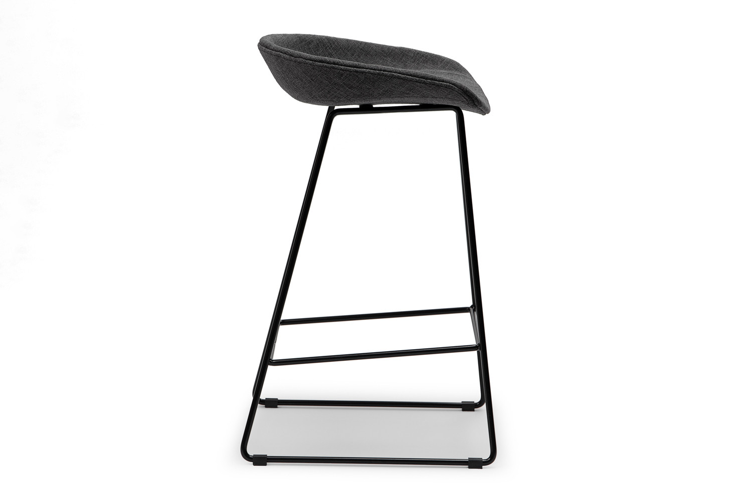 Ashlyn Upholstered Bar Chair - Black -