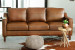 Goldman 3 Seater Leather Couch - Light Brown Leather Couches - 4