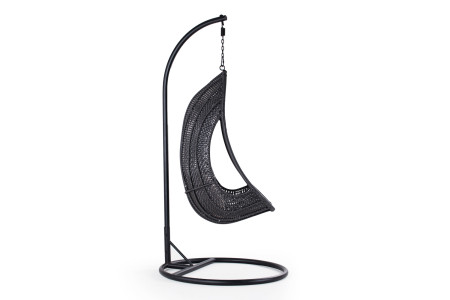 Atilla Hanging Chair - Black Hanging Chairs - 7