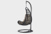 Black Jasper Pe Rattan Patio Hanging Chair for Sale -