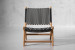 Kuta Chair - Black & White Living Room Furniture - 2